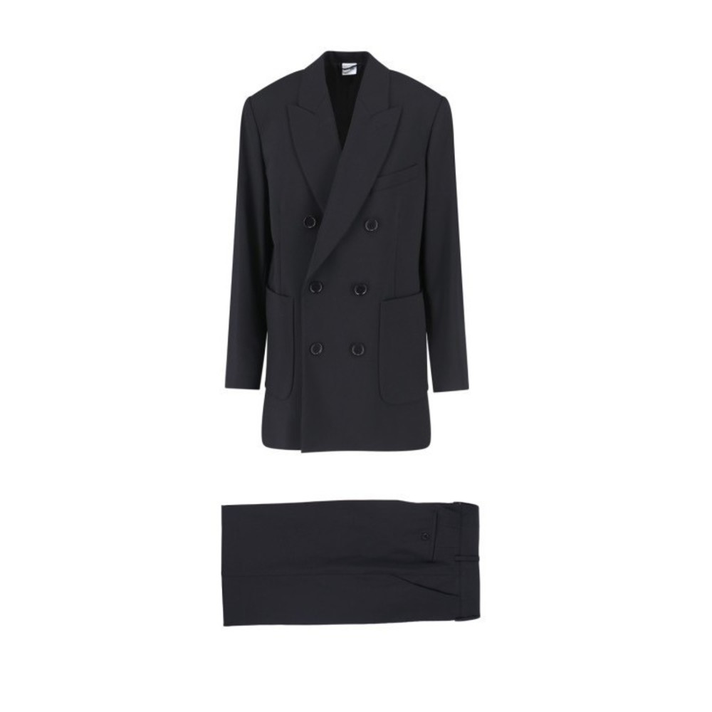Aspesi Double-Breasted Suit – Black - NWT